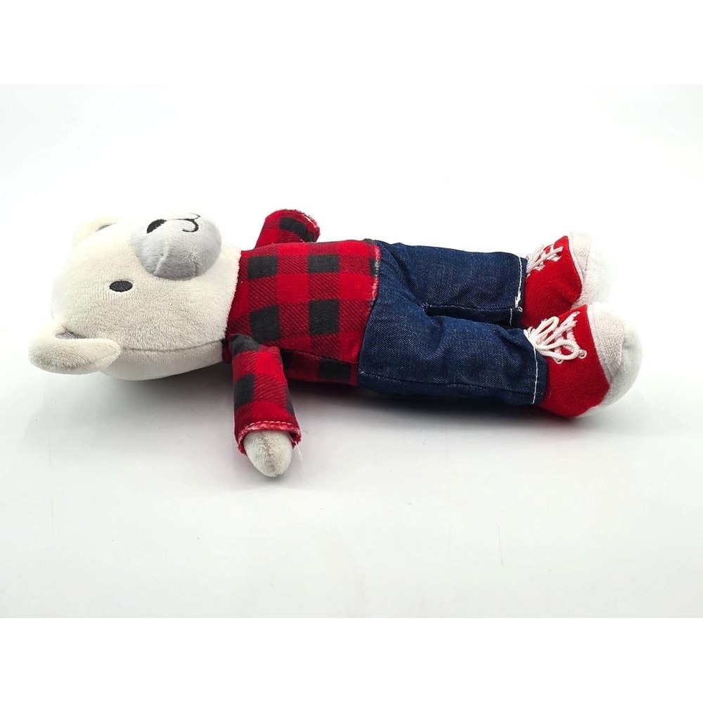 Baby Gear Cutie Pie Teddy Bear Plush Red Buffalo Plaid 2018 Replacement Lovey - Picture 3 of 6